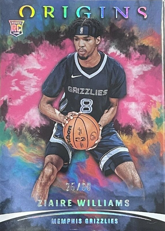 Ziaire Williams 2021 Origins #60 Pink /60 Rookie SGC 10