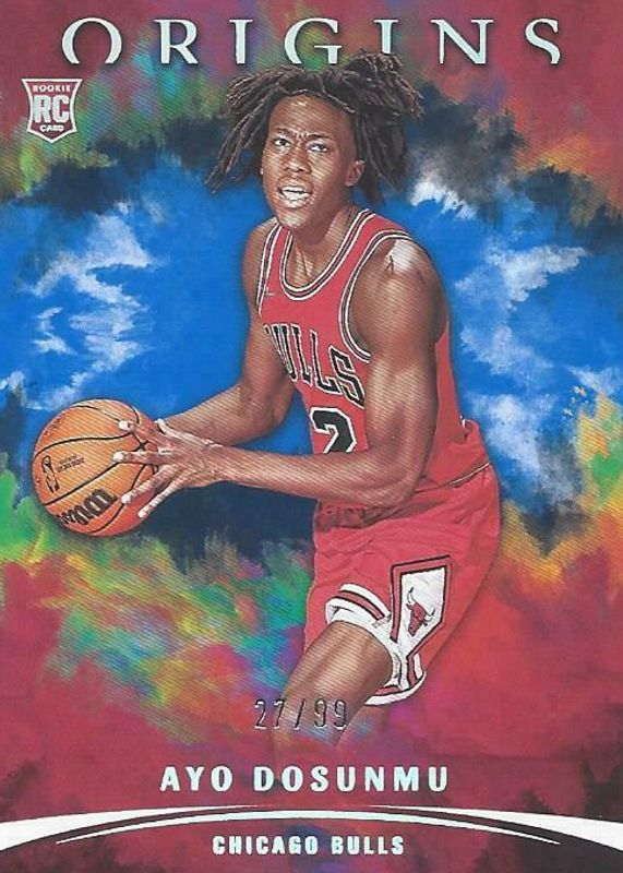 Ayo Dosunmu 2021 Origins #83 Blue /99 Rookie RAW