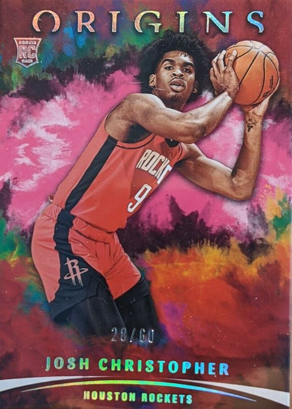 Josh Christopher 2021 Origins #74 Pink /60 Rookie RAW