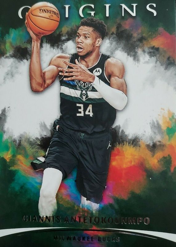 Giannis Antetokounmpo 2021 Origins #34 Base RAW