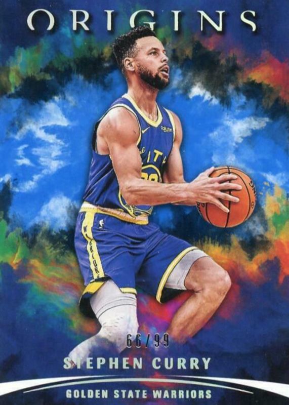 Stephen Curry 2021 Origins #30 Blue /99 SGC 9.5