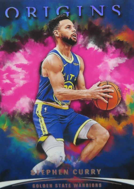 Stephen Curry 2021 Origins #30 Pink /60 SGC 10