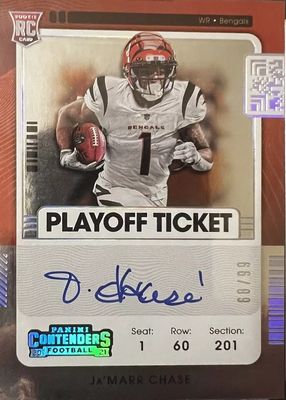 2021 Contenders #105 Rookie Ticket Auto - Playoff Ticket /99