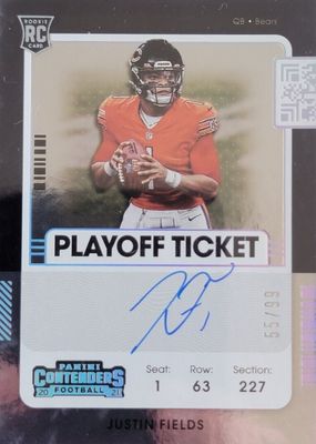 2021 Contenders #108 Rookie Ticket Auto - Playoff Ticket /99