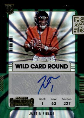 2021 Contenders #108 Rookie Ticket Auto - Wild Card
