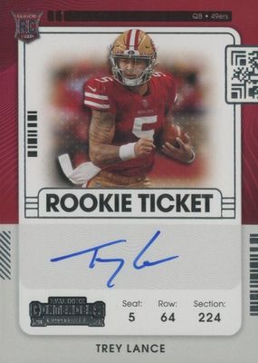 2021 Contenders #103 Rookie Ticket Auto