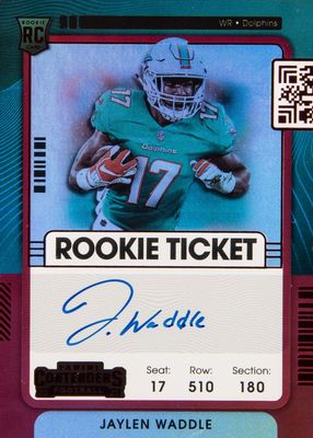2021 Contenders #106 Rookie Ticket Auto - Red Zone Ticket
