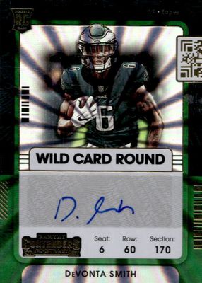 2021 Contenders #107 Rookie Ticket Auto - Wild Card