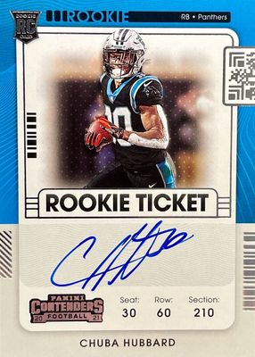 2021 Contenders #134 Rookie Ticket Auto Variation