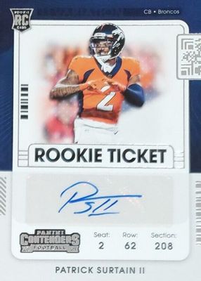 2021 Contenders #145 Rookie Ticket Auto Variation