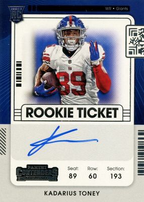 2021 Contenders #110 Rookie Ticket Auto