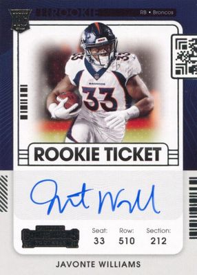 2021 Contenders #115 Rookie Ticket Auto Variation