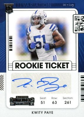 2021 Contenders #152 Rookie Ticket Auto Variation