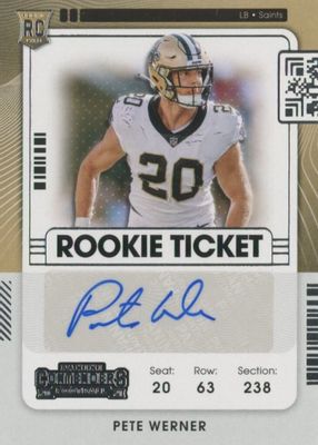 2021 Contenders #175 Rookie Ticket Auto