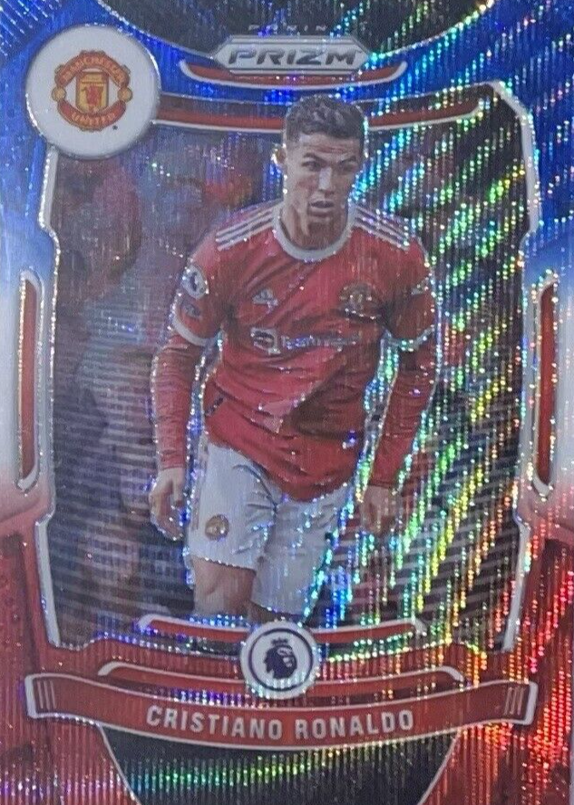 Cristiano Ronaldo 2021 Prizm Premier League #283 Red White