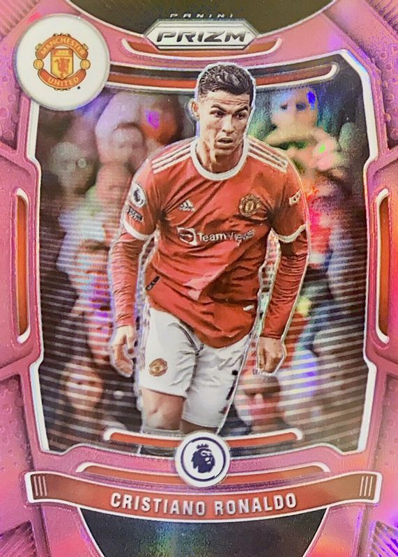 Cristiano Ronaldo 2021 Prizm Premier League #283 Pink SGC 9.5