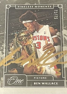 2020 One and One #TML-BWL Timeless Moments Autographs (/75)
