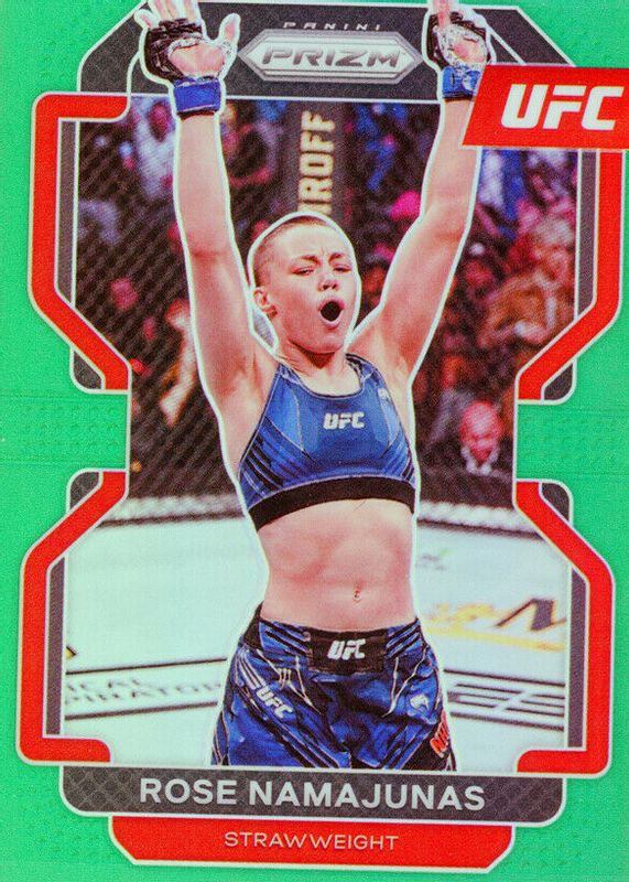 Rose Namajunas 2022 Prizm UFC #142 Green RAW