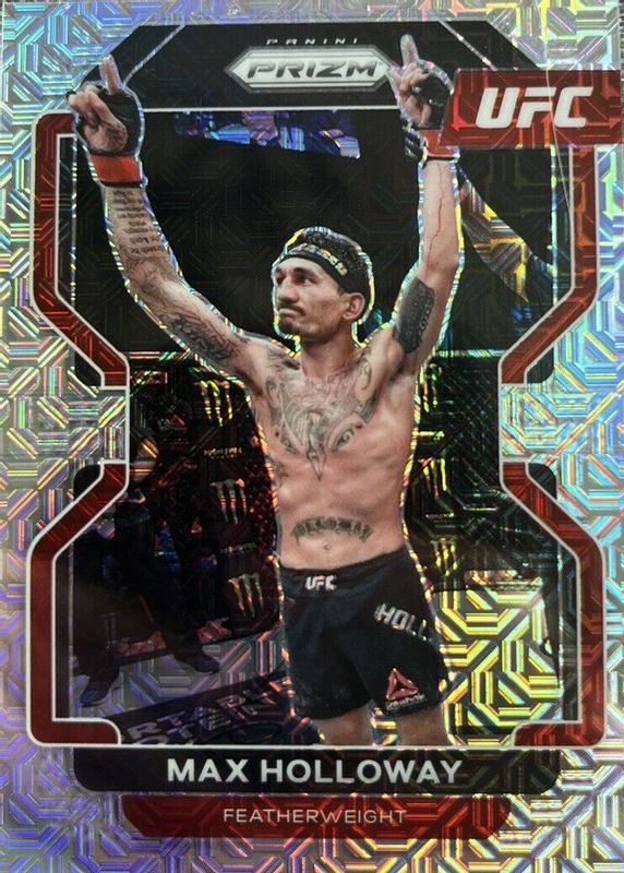 Max Holloway 2022 Prizm UFC #188 Mojo /25 RAW