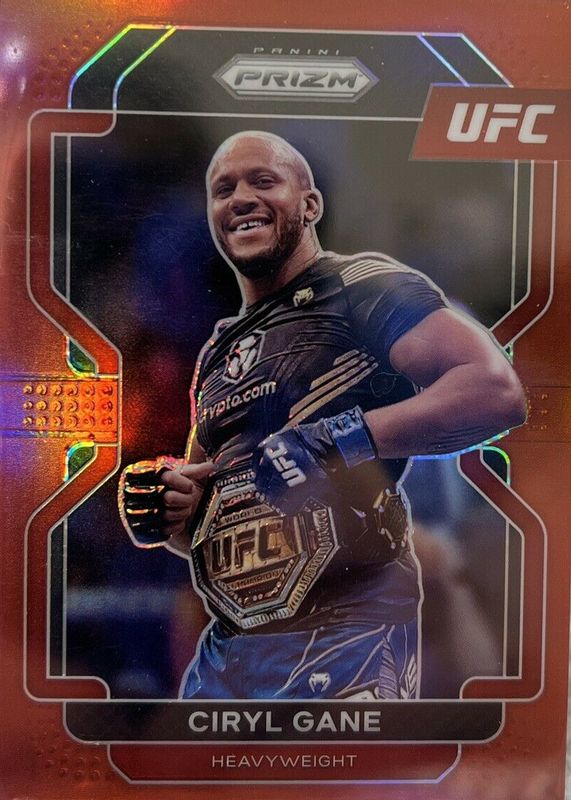 Ciryl Gane 2022 Prizm UFC #101 Red /299 RAW