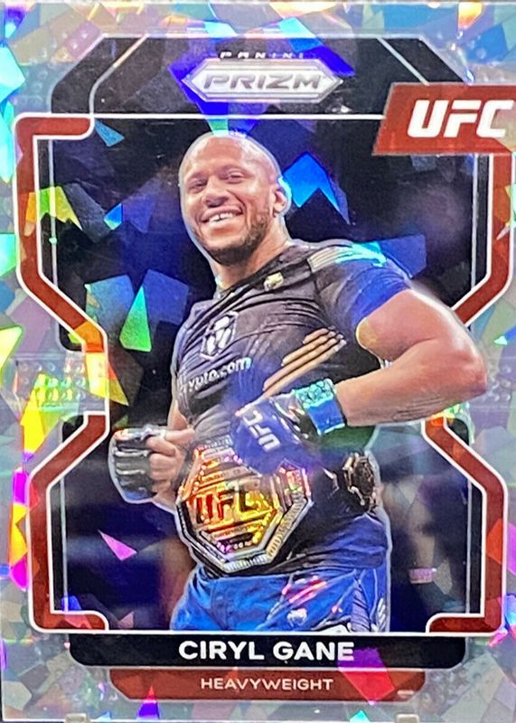 Ciryl Gane 2022 Prizm UFC #101 Ice RAW