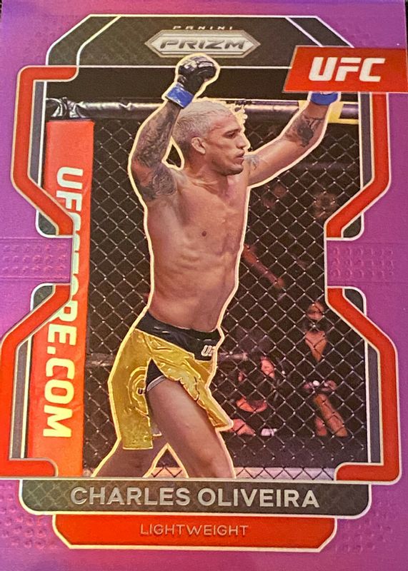 Charles Oliveira 2022 Prizm UFC #189 Purple /149 RAW