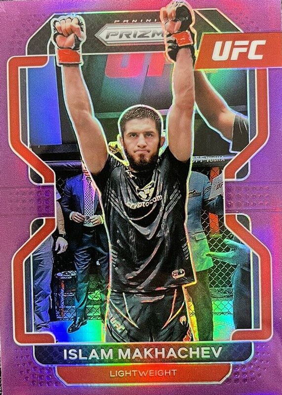 Islam Makhachev 2022 Prizm UFC #125 Purple /149 PSA 9