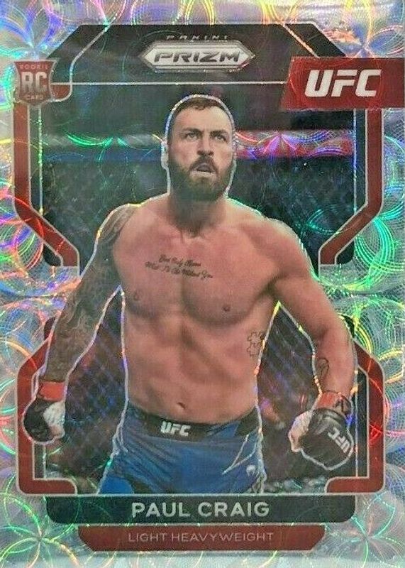 Paul Craig 2022 Prizm UFC #170 Premium Box Set /99 Rookie PSA 10