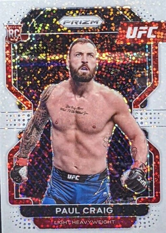 2022 Prizm UFC #170 White Sparkle /(SSP)