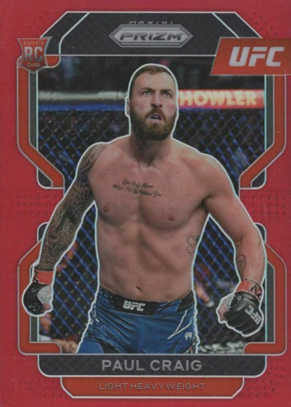 2022 Prizm UFC #170 Red /299