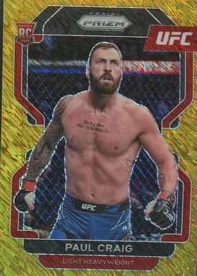 2022 Prizm UFC #170 FOTL Gold Shimmer /5