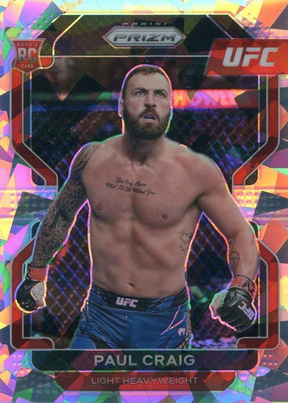 Paul Craig 2022 Prizm UFC #170 Ice Rookie PSA 10