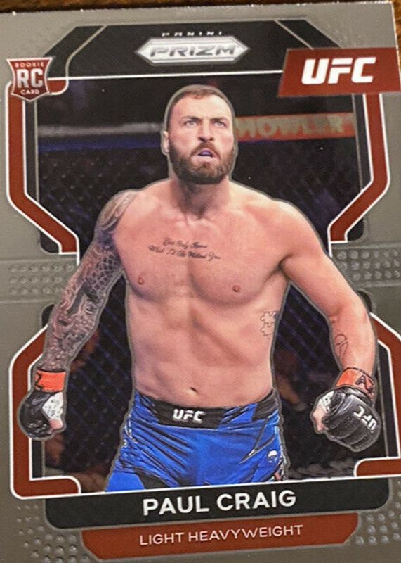 Paul Craig 2022 Prizm UFC #170 Base Rookie PSA 9