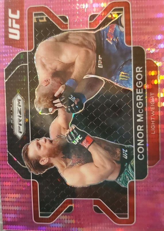 Conor McGregor 2022 Prizm UFC #39 Pink Pulsar /42 PSA 9