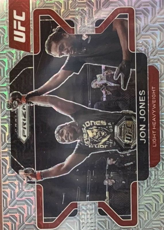 Jon Jones 2022 Prizm UFC #4 Mojo /25 SGC 9.5