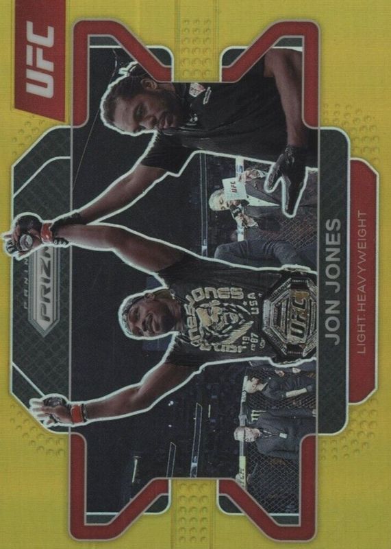 Jon Jones 2022 Prizm UFC #4 Gold /10 SGC 9.5