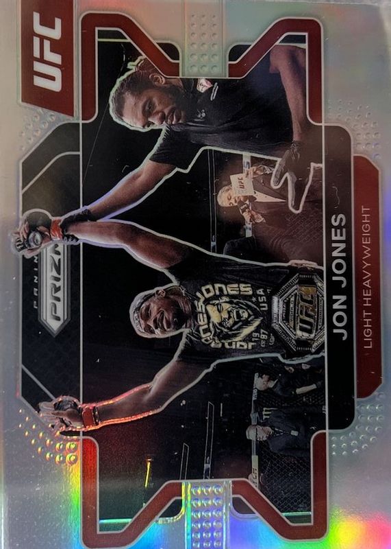 Jon Jones 2022 Prizm UFC #4 Silver SGC 10