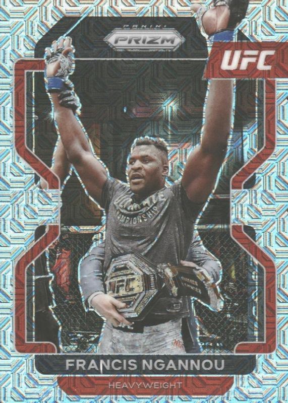 Francis Ngannou 2022 Prizm UFC #153 Mojo /25 RAW