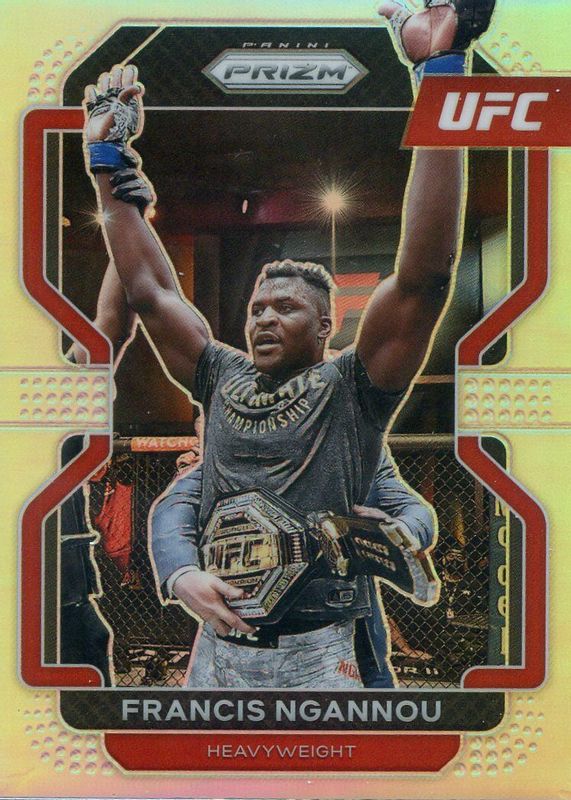 Francis Ngannou 2022 Prizm UFC #153 Silver RAW