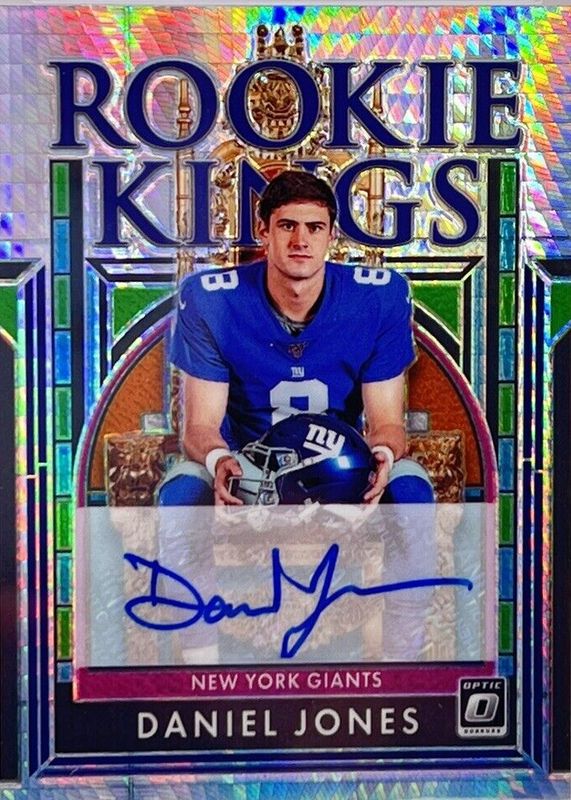 Daniel Jones 2019 Optic #RKA4 Rookie Kings Autographs /25 PSA 10