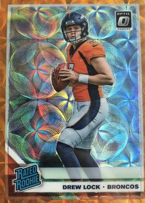 PANINI NFLカード DONRUSS OPTIC PRIZM DREW LOCK DENVER BRONCOS 09/50 #153 送料無料 中古 IT1 PANINI NFLカード DONRUSS OPTIC PRIZM DREW LOCK DENVER