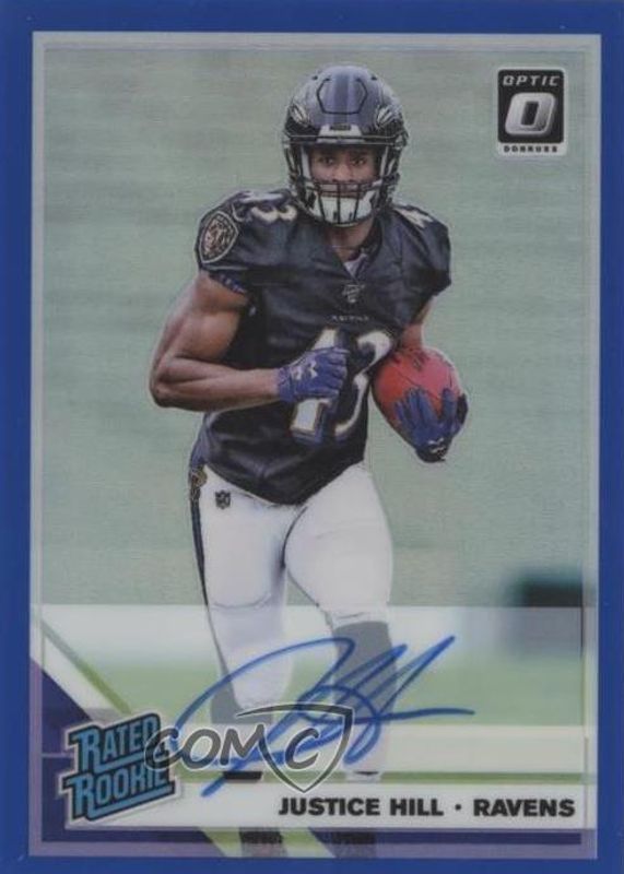 2019 Optic #183 Rated Rookie Autographs - Blue (/25)