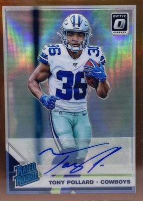 2019 Optic #187 Rated Rookie Autographs - Bronze