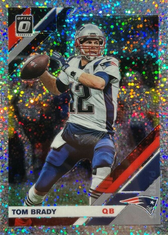 Tom Brady 2019 Optic #63 White Sparkle /(SSP) SGC 9.5