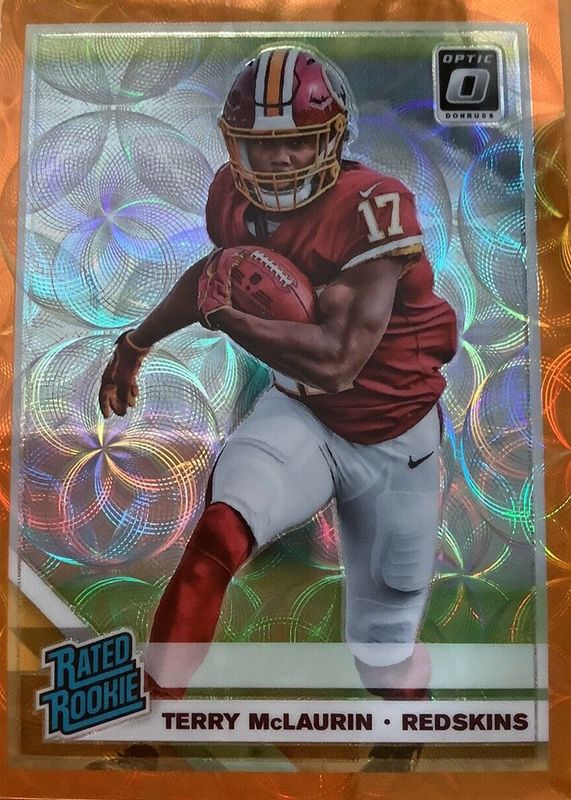 Terry McLaurin 2019 Optic #179 Orange Scope /79 Rookie SGC 9.5