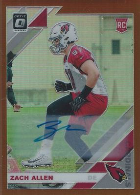 2019 Optic #150 Rookie Autographs - Bronze