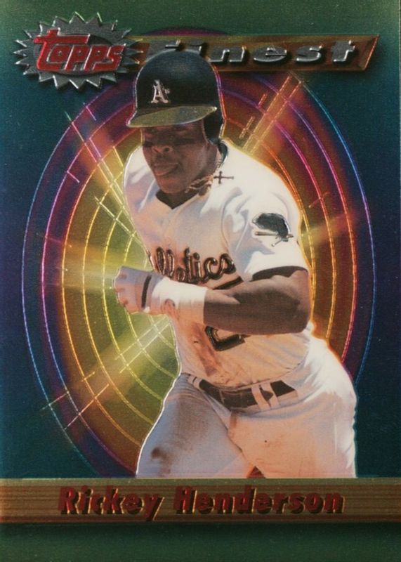 Rickey Henderson 1994 Topps Finest #223 Base PSA 10