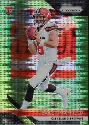 2018 Prizm #201 Neon Green Pulsar