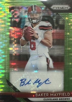 2018 Prizm #RA-BM Rookie Autographs - Neon Green Pulsar