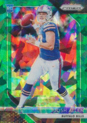 2018 Prizm #205 Green Crystals /75